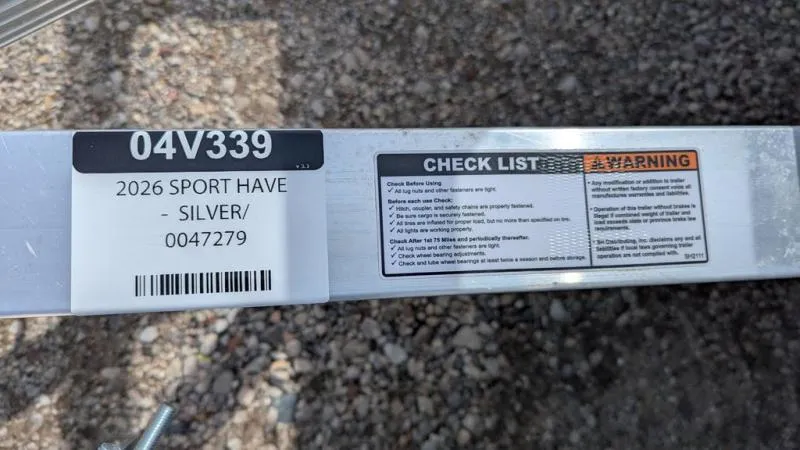 new Utility Trailers Sport Haven  for sale, in Antioch, IL Thumbnail 6