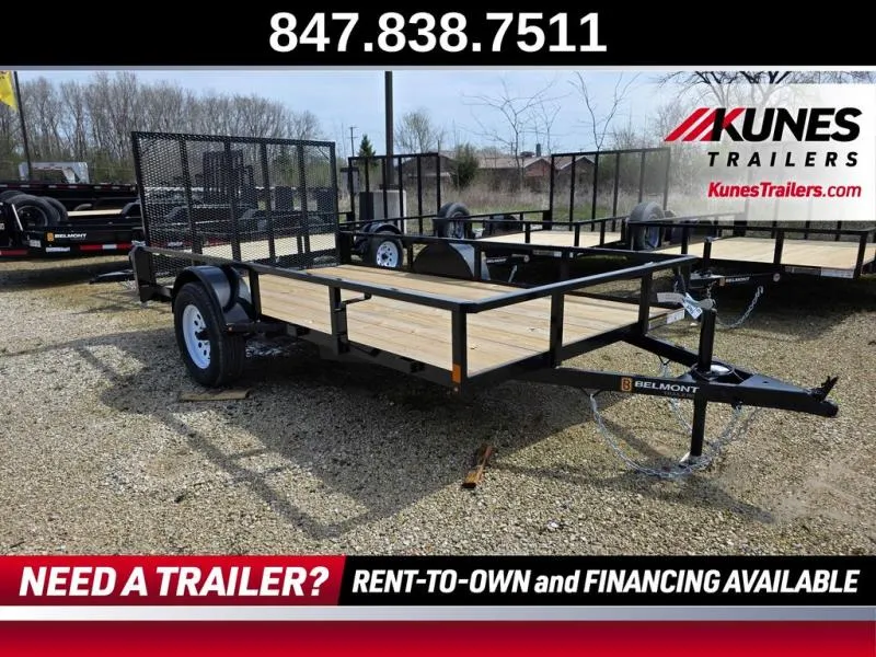 2026 Belmont UT612TT Utility Trailer