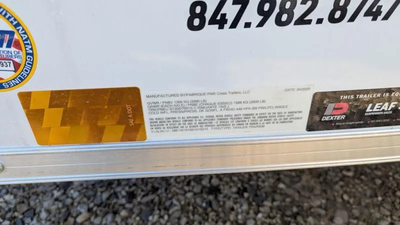 new Cargo (Enclosed) Trailers Cross Trailers  for sale, in Antioch, IL Thumbnail 2