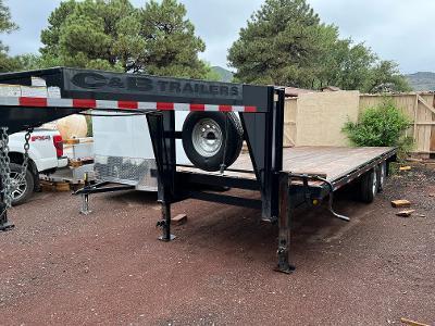 2005 C and B Quality Trailer Works 102X20 Flatbed Trailer 2005 C and B Quality Trailer Works 102X20 Flatbed Trailer