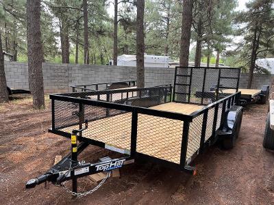 83X16 Utility Trailer High Sided with Ramp 83X16 Utility Trailer High Sided with Ramp