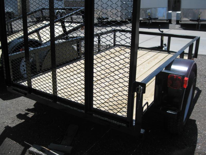 5X10 Utility Trailer Angle Rail and Ramp Gate Near Me