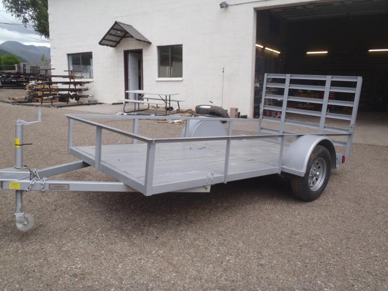 5.5X12 Utility Trailer Angle Rail and Ramp Gate 5.5X12 Utility Trailer Angle Rail and Ramp Gate