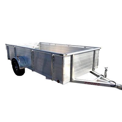 6X12 Aluminum Utility Trailer 30" solid sides Ramp Gate 6X12 Aluminum Utility Trailer 30" solid sides Ramp Gate