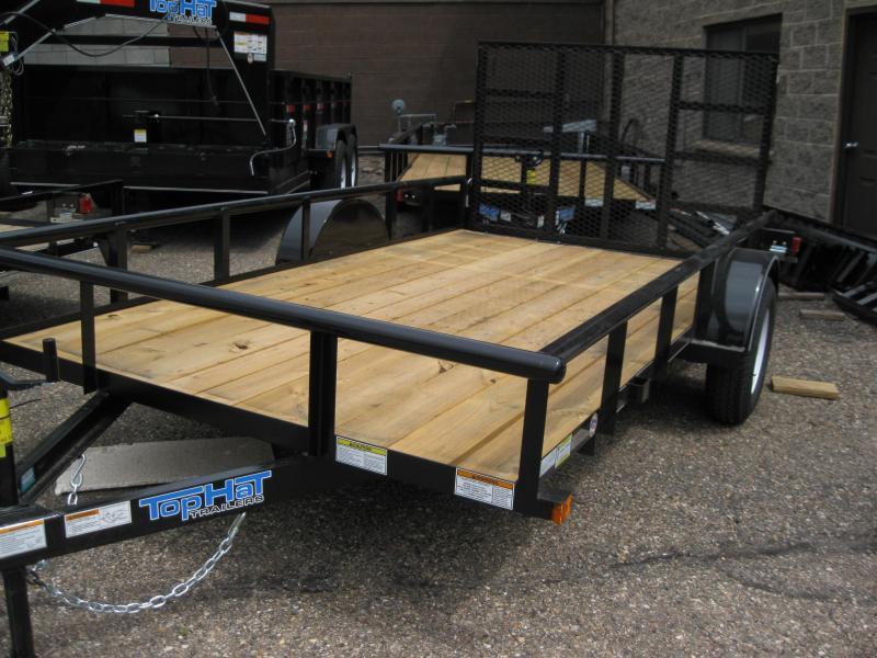 77X14 Pipe Rail Utility Trailer 77X14 Pipe Rail Utility Trailer