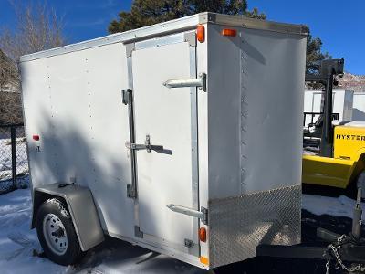 5x8 ST Enclosed Trailer Ramp Door and side door 5x8 ST Enclosed Trailer Ramp Door and side door