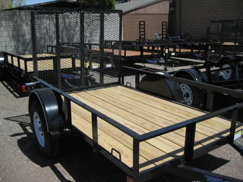 5X8 Utility Trailer Angle Rail and Ramp Gate 5X8 Utility Trailer Angle Rail and Ramp Gate