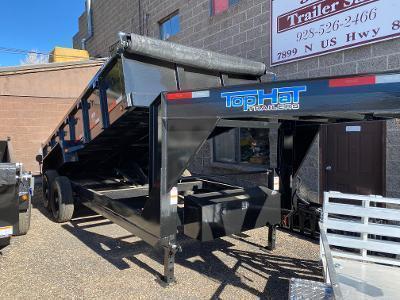 7' X 16' Gooseneck 14000 lb G.V.W. Dump Trailer Low Profile 7' X 16' Gooseneck 14000 lb G.V.W. Dump Trailer Low Profile