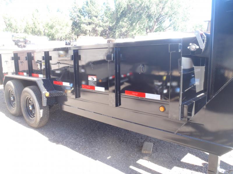 7' X 16' 14000 lb G.V.W. Gooseneck Dump Trailer 7' X 16' 14000 lb G.V.W. Gooseneck Dump Trailer