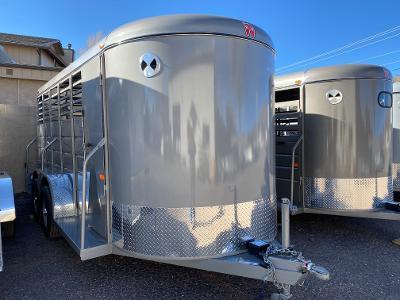 6x16 All around Stock Trailer 6'6" Tall 4' Solid Sides 6x16 All around Stock Trailer 6'6" Tall 4' Solid Sides