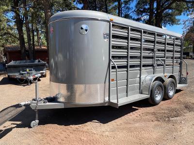 6x16 All around Stock Trailer 6'6" Tall 6x16 All around Stock Trailer 6'6" Tall