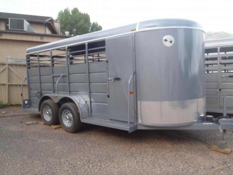 6x16 All around Stock Trailer 6'6" Tall 6x16 All around Stock Trailer 6'6" Tall
