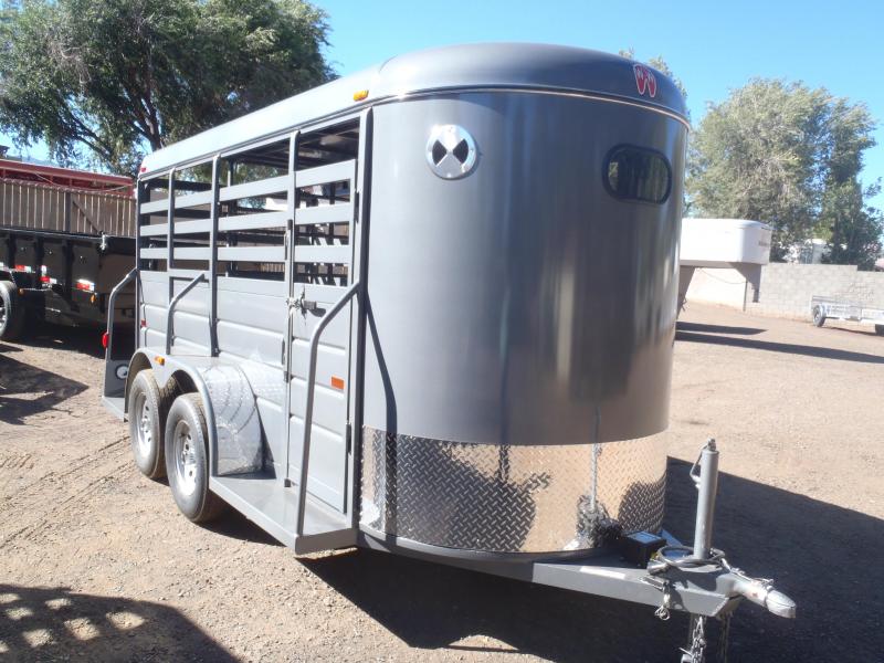 6x16 All around Stock Trailer 6'6" Tall 4' Solid Sides 6x16 All around Stock Trailer 6'6" Tall 4' Solid Sides