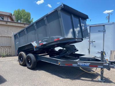 7' X 14' Low Pro 4' Sides 14000 lb G.V.W. Dump Trailer 7' X 14' Low Pro 4' Sides 14000 lb G.V.W. Dump Trailer