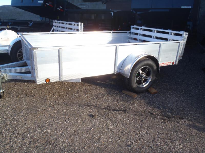 6X12 Aluminum Utility Trailer 18" solid sides Ramp Gate 6X12 Aluminum Utility Trailer 18" solid sides Ramp Gate