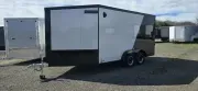 2025 Discovery Trailers 7X19 V Nose Aero- Lite ET Snowmobile Trailer For S 