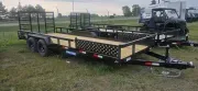 2027 Sure-Trac 7X20 10K Tandem Axle Tube Top ATV Side Load Utility Trailer For Sale. 
