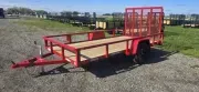 2025 Sure-Trac 6X12 3K Single Axle Tube Top Utility Trailer For S 