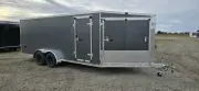 2026 Discovery Trailers 7X23 Aero- Lite ET / SE Drive On/Off Snowmobile Tr 