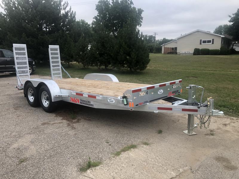 N&N Galvanized 20 foot 7 ton Equipment Trailer N&N Galvanized 20 foot 7 ton Equipment Trailer
