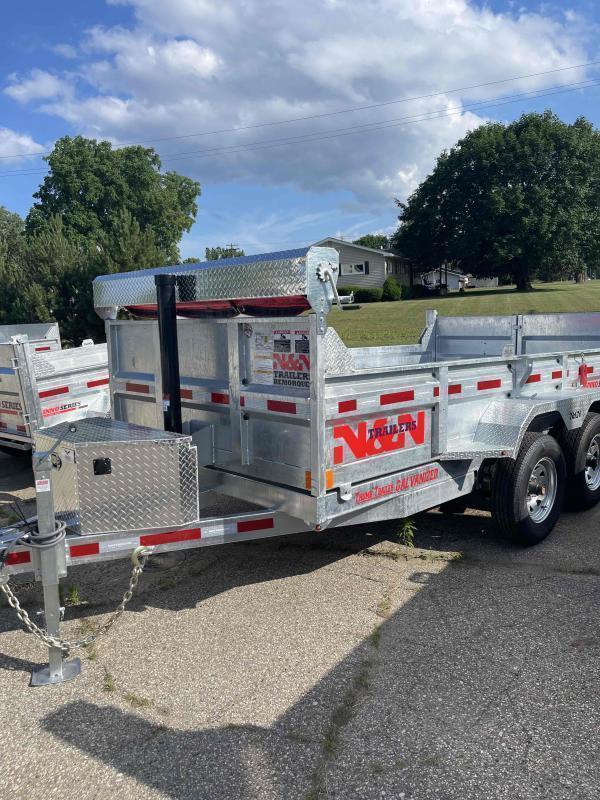 2023 N&N 6X12 foot 10K Galvanized Dump Trailer 2023 N&N 6X12 foot 10K Galvanized Dump Trailer