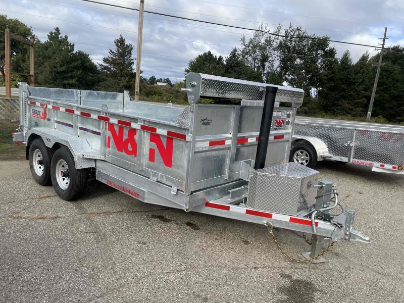 2023 N&N Galvanized 14 foot Dump Trailer 2023 N&N Galvanized 14 foot Dump Trailer