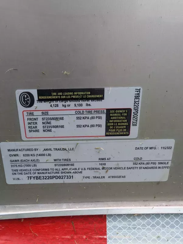 used Cargo (Enclosed) Trailers Anvil Trailers  for sale, in Saint Albans, WV Thumbnail 14