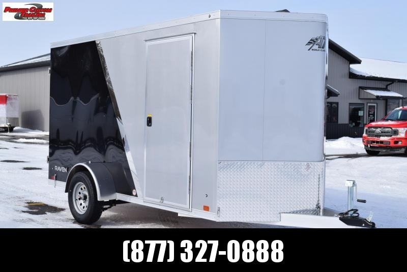 ATC 6x12 RAVEN ALUMINUM CARGO TRAILER w/ REAR DOUBLE DOORS ATC 6x12 RAVEN ALUMINUM CARGO TRAILER w/ REAR DOUBLE DOORS