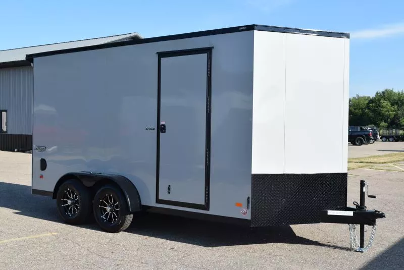 BRAVO 7x14 SCOUT ENCLOSED CARGO TRAILER *MIDNIGHT EDITION*