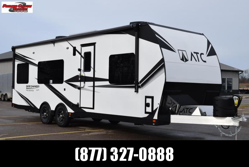 2022 ATC 28' GAME CHANGER PRO SERIES TOY HAULER w/ FRONT BEDROOM 2022 ATC 28' GAME CHANGER PRO SERIES TOY HAULER w/ FRONT BEDROOM
