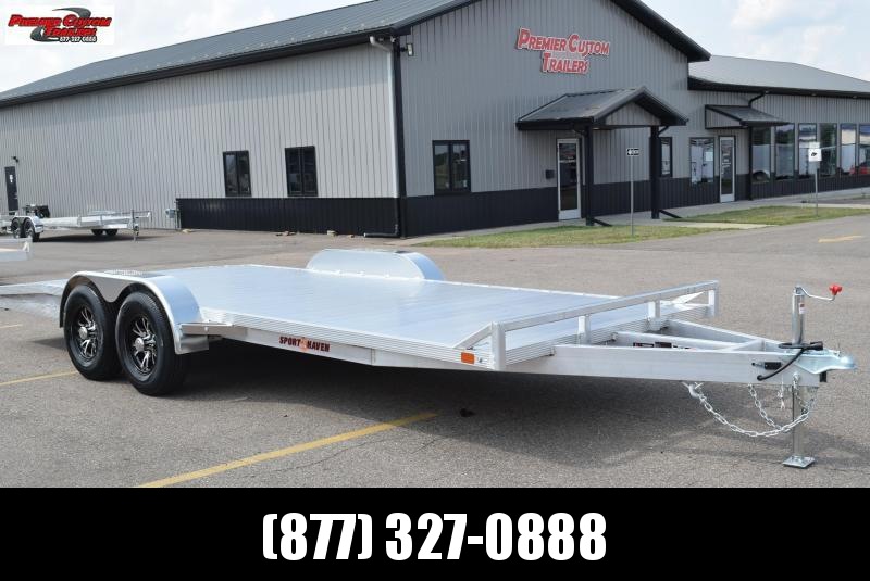 SPORT HAVEN 20' DELUXE ALUMINUM OPEN CAR HAULER SPORT HAVEN 20' DELUXE ALUMINUM OPEN CAR HAULER