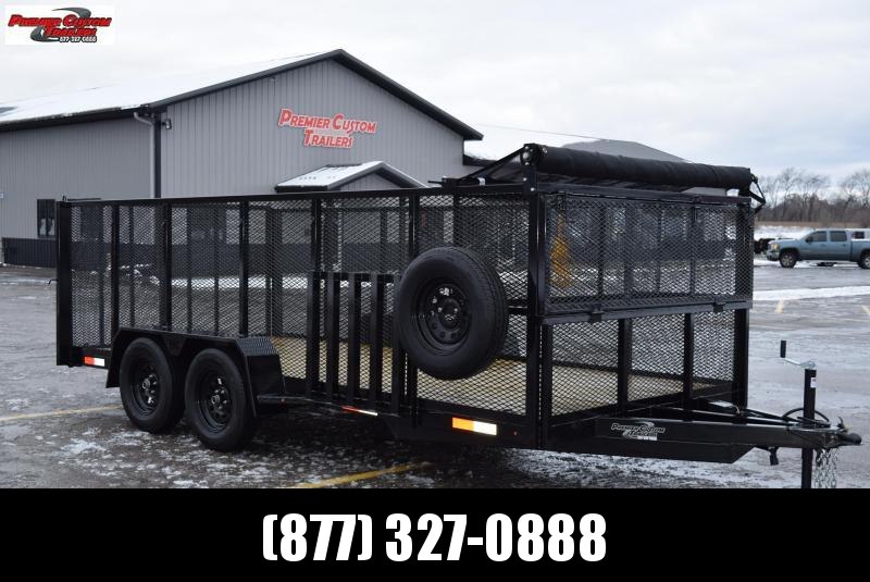 BND 16' LANDSCAPE UTILITY TRAILER w/ 48" SIDES, TARP KIT, & FRONT STORAGE BND 16' LANDSCAPE UTILITY TRAILER w/ 48" SIDES, TARP KIT, & FRONT STORAGE