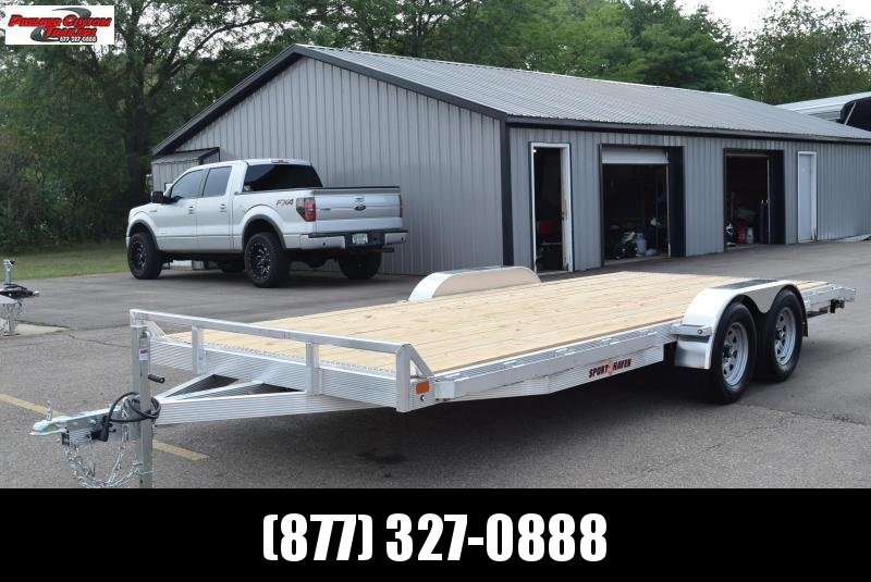 2021 SPORT HAVEN 20' ALUMINUM OPEN CAR HAULER w/ WOOD DECK 2021 SPORT HAVEN 20' ALUMINUM OPEN CAR HAULER w/ WOOD DECK