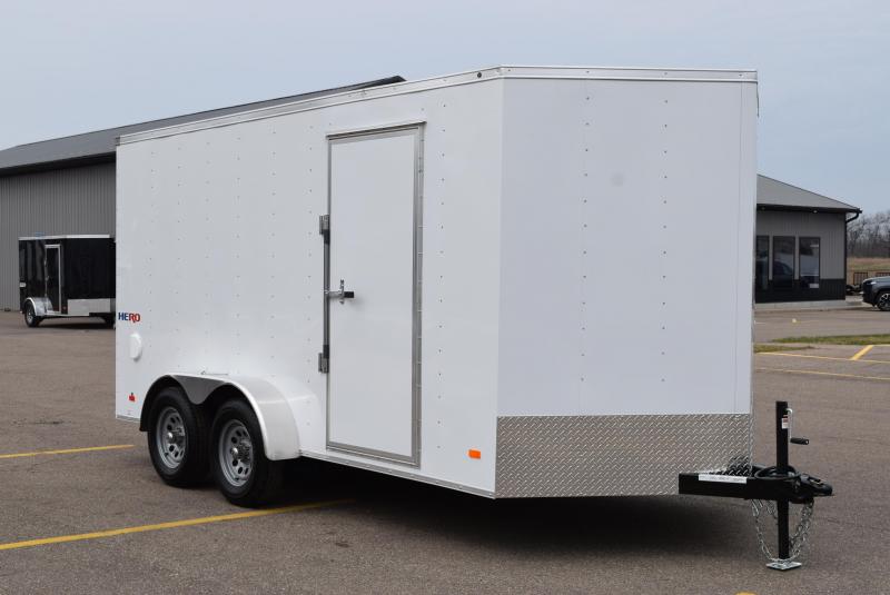 BRAVO HERO 7x14 ENCLOSED CARGO TRAILER BRAVO HERO 7x14 ENCLOSED CARGO TRAILER