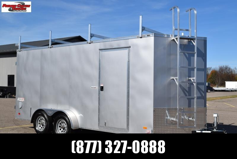BRAVO 7x16 SCOUT ENCLOSED CONTRACTOR TRAILER w/ REAR DOUBLE DOORS BRAVO 7x16 SCOUT ENCLOSED CONTRACTOR TRAILER w/ REAR DOUBLE DOORS