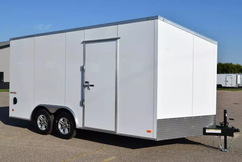 BRAVO HERO 8.5x16 ENCLOSED CARGO TRAILER - 7k GVWR - .080 POLYCOR EXTERIOR