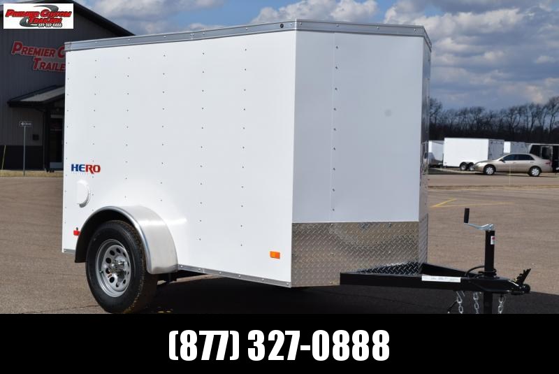 BRAVO HERO 5x8 ENCLOSED CARGO TRAILER BRAVO HERO 5x8 ENCLOSED CARGO TRAILER