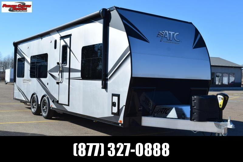 ATC 28' GAME CHANGER PRO SERIES TOY HAULER W/ FRONT BEDROOM AND ONAN GENERATOR ATC 28' GAME CHANGER PRO SERIES TOY HAULER W/ FRONT BEDROOM AND ONAN GENERATOR