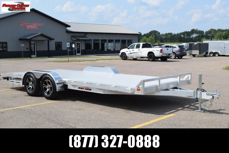 SPORT HAVEN 20' DELUXE ALUMINUM OPEN CAR HAULER SPORT HAVEN 20' DELUXE ALUMINUM OPEN CAR HAULER