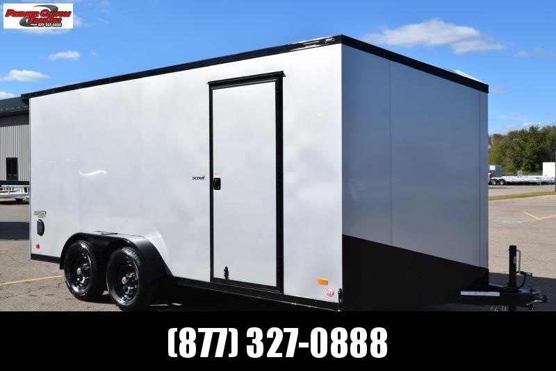 BRAVO 7x16 SCOUT *MIDNIGHT EDITION* ENCLOSED CARGO TRAILER BRAVO 7x16 SCOUT *MIDNIGHT EDITION* ENCLOSED CARGO TRAILER