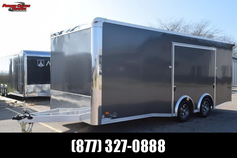 BRAVO SILVER STAR 8.5x20' ALUMINUM ENCLOSED CAR HAULER w/ PREMIUM ESCAPE DOOR BRAVO SILVER STAR 8.5x20' ALUMINUM ENCLOSED CAR HAULER w/ PREMIUM ESCAPE DOOR
