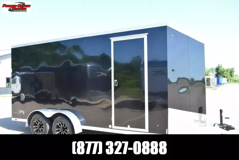 ATC 7x16 STO 400 ALUMINUM CARGO TRAILER