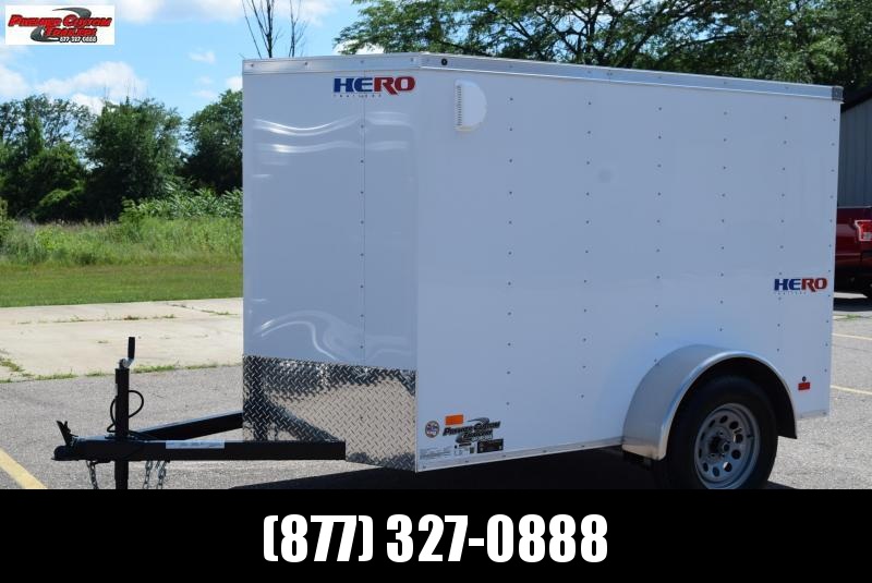 BRAVO HERO 5x8 ENCLOSED CARGO TRAILER BRAVO HERO 5x8 ENCLOSED CARGO TRAILER
