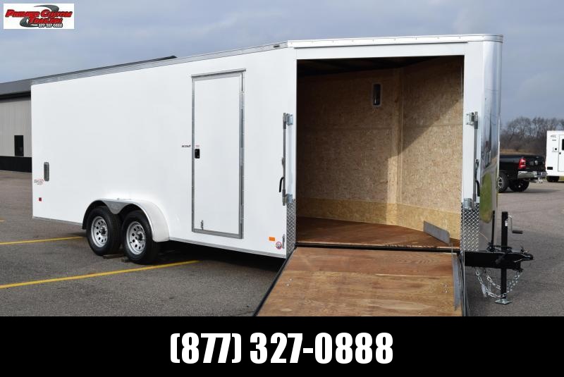 BRAVO SCOUT 7x18+5 ENCLOSED SNOWMOBILE TRAILER BRAVO SCOUT 7x18+5 ENCLOSED SNOWMOBILE TRAILER
