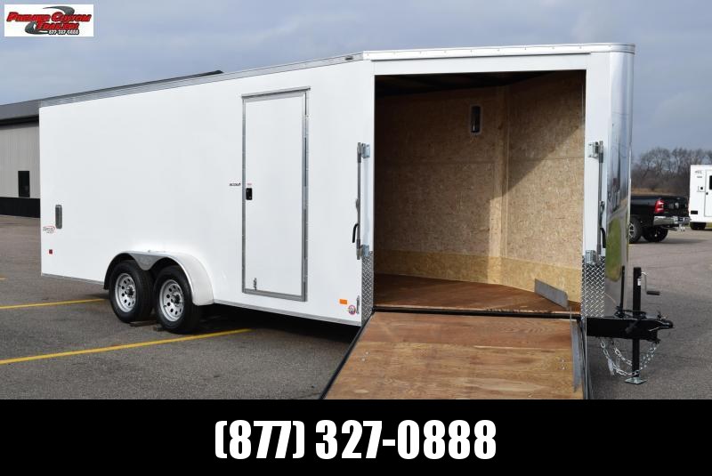 BRAVO SCOUUT 7x18+5 ENCLOSED SNOWMOBILE TRAILER BRAVO SCOUUT 7x18+5 ENCLOSED SNOWMOBILE TRAILER