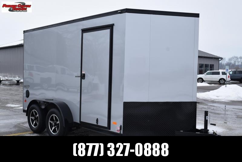BRAVO 7x12 SCOUT *MIDNIGHT EDITION* ENCLOSED CARGO TRAILER BRAVO 7x12 SCOUT *MIDNIGHT EDITION* ENCLOSED CARGO TRAILER