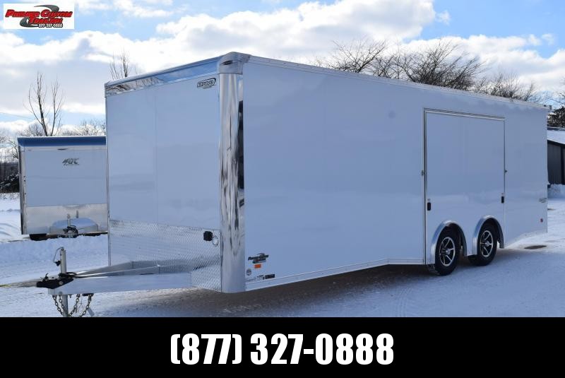 BRAVO SILVER STAR 24' ALUMINUM ENCLOSED RACE HAULER BRAVO SILVER STAR 24' ALUMINUM ENCLOSED RACE HAULER