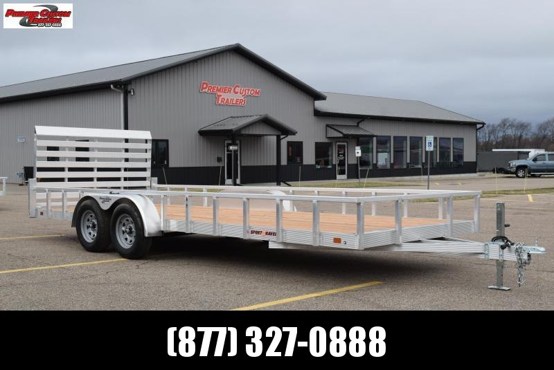 SPORT HAVEN 7x20 OPEN UTILITY TRAILER SPORT HAVEN 7x20 OPEN UTILITY TRAILER