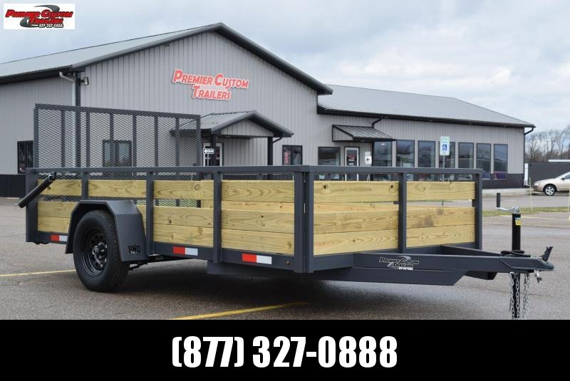 BND 7x12 UTILITY TRAILER w/ 3-BOARD SIDES BND 7x12 UTILITY TRAILER w/ 3-BOARD SIDES