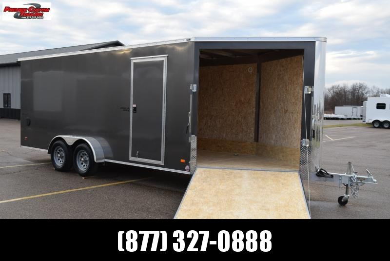BRAVO 7x18'+5' SILVER STAR ALUMINUM SNOWMOBILE/UTV TRAILER BRAVO 7x18'+5' SILVER STAR ALUMINUM SNOWMOBILE/UTV TRAILER